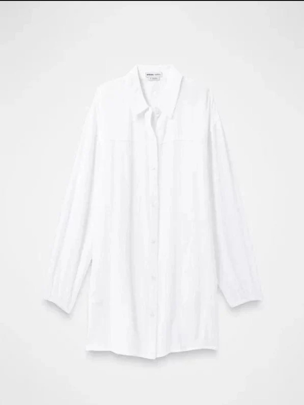 Prana Fernie Flowy Tencel Coverup Long Shirt White. Small. - Picture 5 of 14